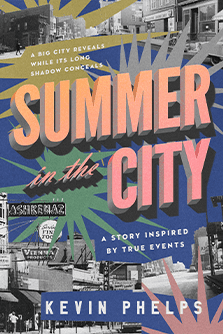 A book cover with the title " summer in the city ".